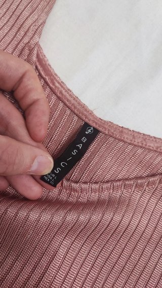 Camiseta tirantes rosa talla L