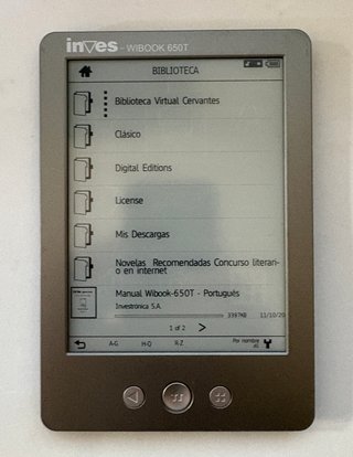 Ebook Inves Wibook 650T 6"
