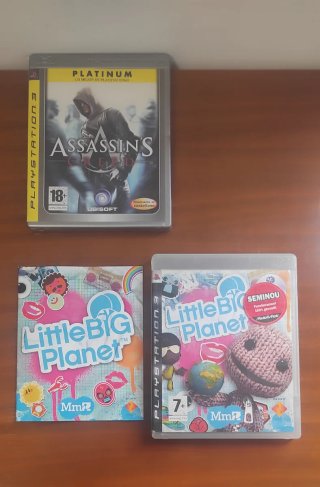 Lote PS3: Assassin's Creed, LBP, PES 2016