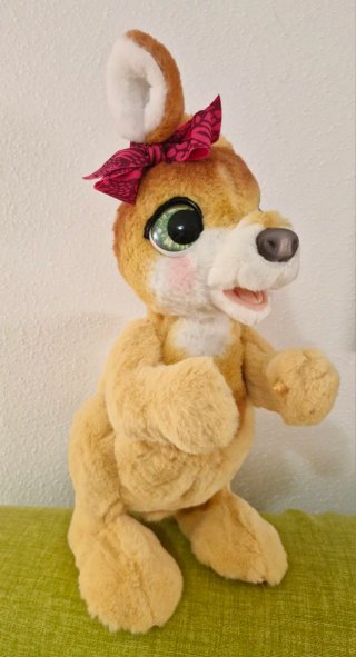 Peluche Canguro Adorable con Lazo