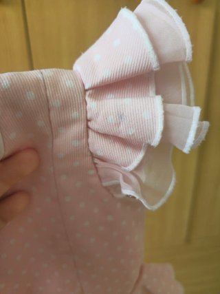 Vestido Flamenca Bebé Rosa Talla 2