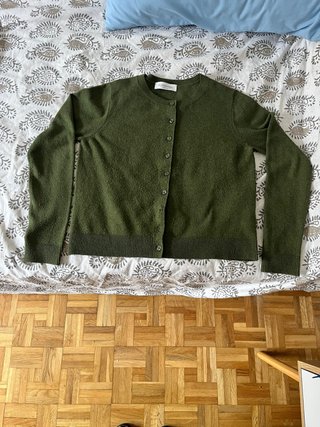 Cárdigan verde oliva