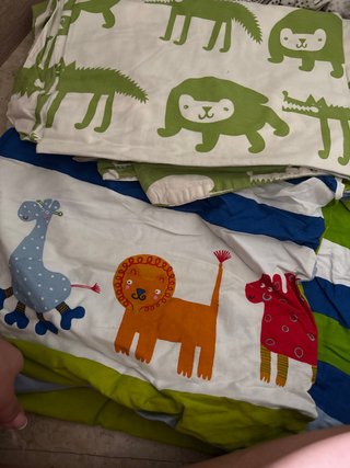 Funda nórdica infantil animales cama 90