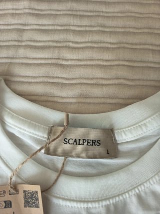 Camiseta Scalperx Blanca Talla M