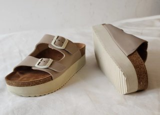 Sandalias Beige Plataforma Little Camila's
