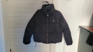 Plumífero Bershka negro talla M