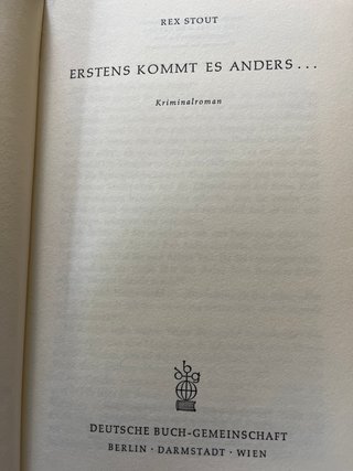 5 novelas: 4 en alemán y 1 en inglés