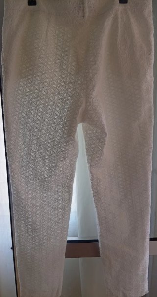 Pantalón blanco con forro