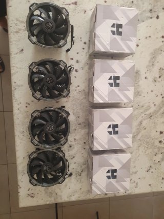 4 x DISIPADORES AIRE NOX Hummer H-120 LED BLANCA