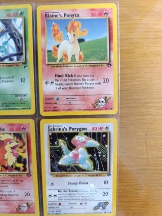 Cartas Pokémon antiguas