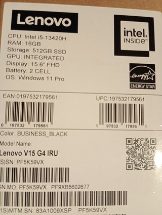 Lenovo V15 G4 IRU 15.6 i5-13420H
