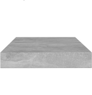 Estantes Madera Gris 4uds 100x10x1,5cm