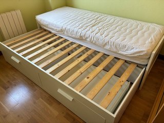 Cama Brimnes Ikea 80x200/160x200cm 2 cajones