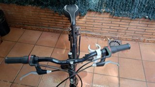 Bicicleta RUNFIT SPORTER Negra y Rosa