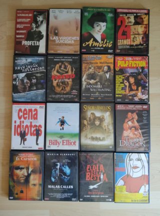 Lote 16 Películas DVD. Títulos individuales 3€