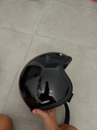 Casco DMD Vintage Talla L Negro Brillo