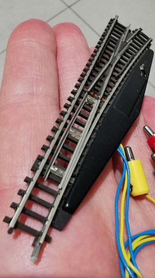 MARKLIN MiniClub desvío eléctrico derecho escala Z