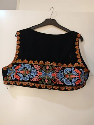 Chaleco bordado Zara Mujer