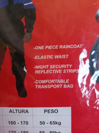 Mono impermeable moto Velox Talla L