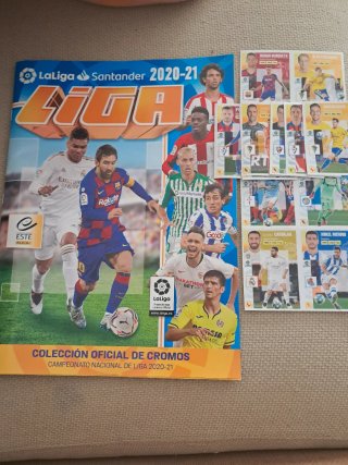 Álbum vacío Liga Santander 20/21