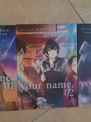 Mangas Your name 1, 2 y 3