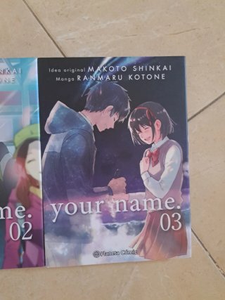 Mangas Your name 1, 2 y 3