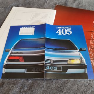 2 Catálogos Originais Peugeot 405