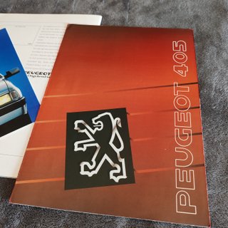 2 Catálogos Originais Peugeot 405