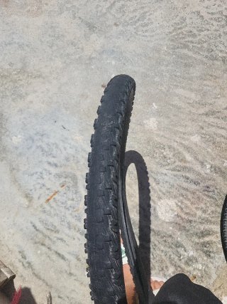 Rueda de bicicleta y sillín