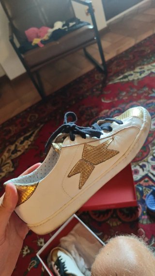 Scarpe Ishikawa donna oro/bianco