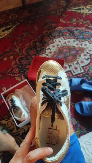 Scarpe Ishikawa donna oro/bianco