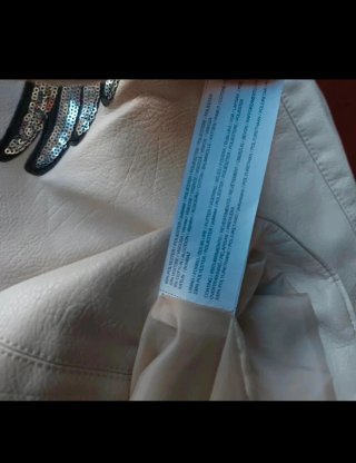 Chaqueta Biker Mango Beige Talla 48