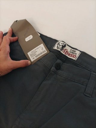 Pantalón elástico hombre Talla 42 Gris