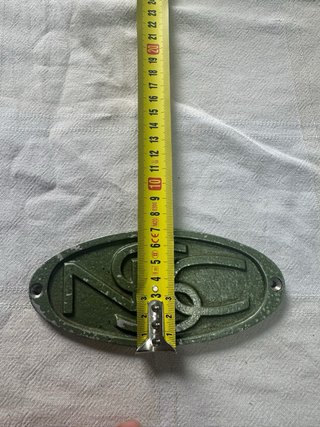 2 Placas Metálicas NSC