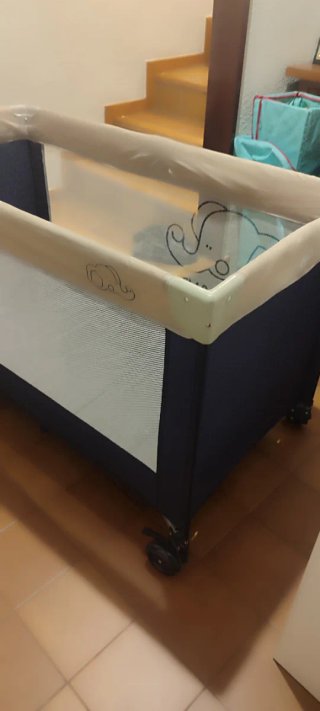 Cuna de viaje con ruedas Olmitos
