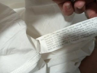 Vestido blanco Zara XL
