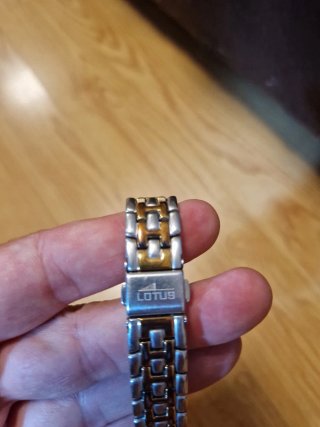 Reloj Lotus señora plata y oro