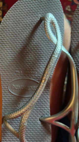 Sandali Havaianas donna argento