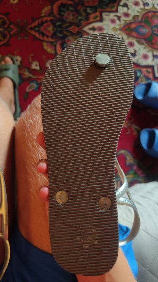 Sandali Havaianas donna argento