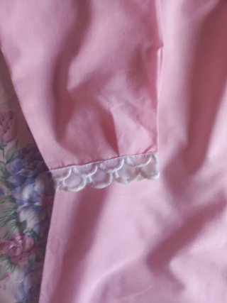 Camisón rosa manga larga