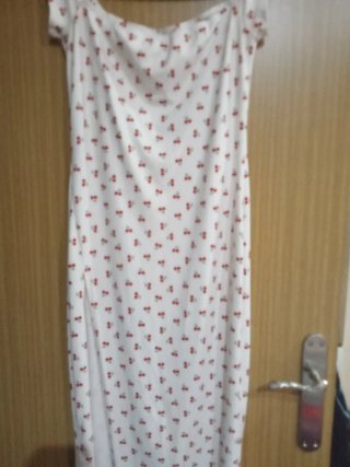 Vestido floral blanco talla L