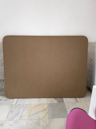 Somier 150x200 cm. 9 pates base tapizada