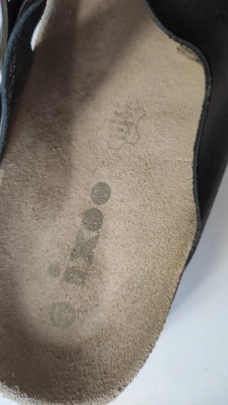 Sandalias Ixoo Piel Negras Flores Bio