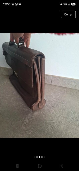 Maletín de piel Puntotres