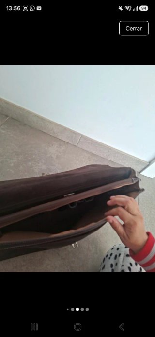 Maletín de piel Puntotres