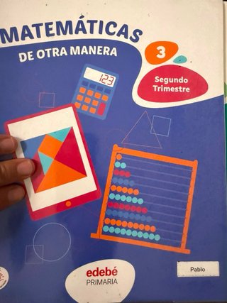 Libro texto matemáticas 3 primaria edebe
