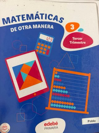 Libro texto matemáticas 3 primaria edebe