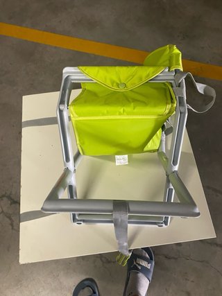Silla de bebé PLAY verde y blanca