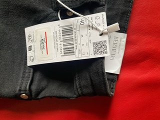 Pantalón corto Mango negro talla 40