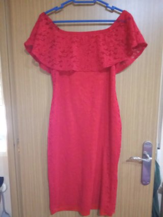 Vestido rojo talla L